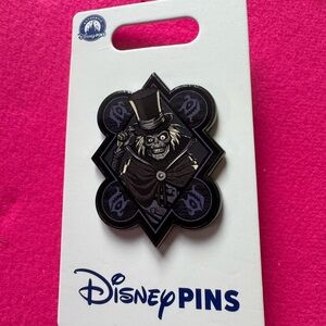 Disney Haunted Mansion Ghost Pin - Black and Gray